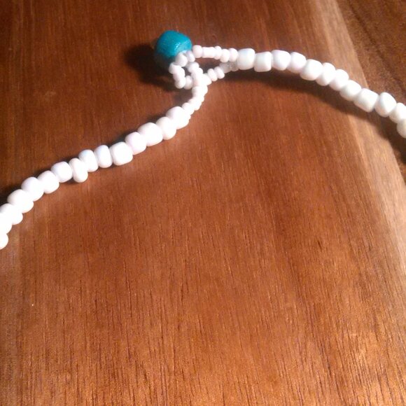 Multicolor Shell and Resin, Turquoise Color Beaded Necklace - Picture 3 of 15